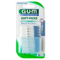 Безметалові міжзубні йоржики GUM Soft Picks Large 40 шт