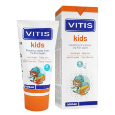 Дитяча зубна гель-паста Vitis Kids від 6 місяців до 6 років 50 мл