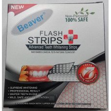 Смужки для відбілювання зубів із бамбуковим вугіллям Beaver Flash Strips Red