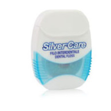 Зубна нитка (флос) Silver Care з м'ятою та нітратом срібла, 50 м