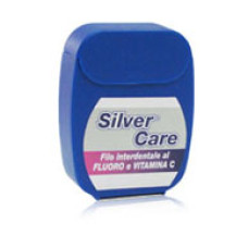 Зубна нитка (флос) Silver Care з вітаміном С та нітратом срібла, 50 м