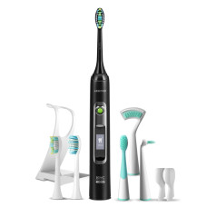 Звукова зубна щітка Lebond V2 Ortho Black 6 насадок