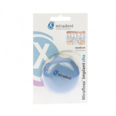 Зубна нитка (флос) Miradent Mirafloss® lmplant середня 2.2 мм 50 шт