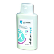 Фторидний дитячий гель Miradent Mirafluor k-gel Полуниця 250 мл