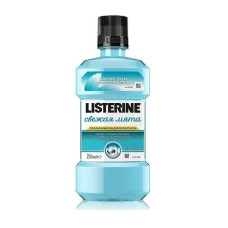 Ополіскувач рота Listerine Сильні зуби здорові ясна Свіжа м'ята без спирту 250 мл
