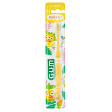 Дитяча зубна щітка GUM Baby від 0 до 2 років жовта