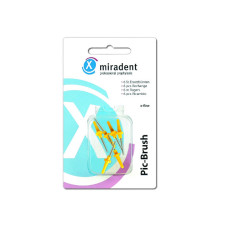 Міжзубні йоржи Miradent Pic Brush x-fine 1.8 мм жовті 6 шт