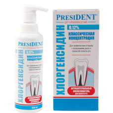 Ополіскувач President Professional з хлоргекседіном 0,12% 500 мл