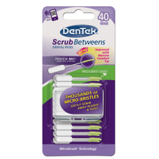 Зубочистки DenTek Scrub Betweens 40 шт