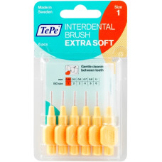 Міжзубні йоржи TePe Extra Soft 0.45 мм оранжеві 6 шт