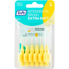 Міжзубні йоржики TePe Extra Soft 0.7 мм жовті 6 шт