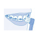 Монопучкова щітка Curaprox CS 708 Implant | Ortho