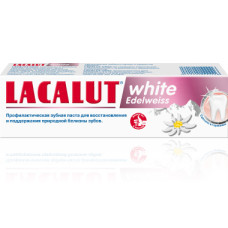Зубна паста Lacalut white Edelweiss 75 мл