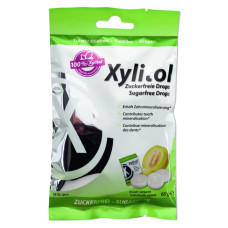 Льодяники з ксилітом Miradent Xylitol Drops Диня 60 г 26 шт