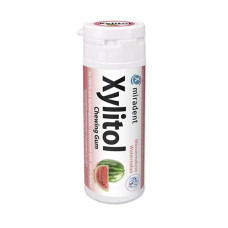 Жувальна гумка з ксилітолом Miradent Xylitol chewing gum Кавун 30 шт